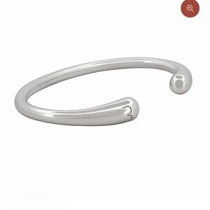 Boobie breastfeeding bracelet cuff silver 62 mm